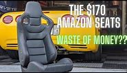 THE $170 ($330 PAIR) AMAZON RACING SEATS FOR THE C5 CORVETTE. OPEN BOX/INSTALL/REVIEW. WORTH IT?