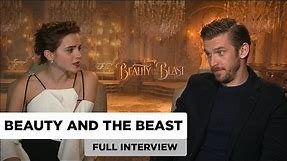 Beauty and the Beast | Emma Watson & Dan Stevens | Full Interview