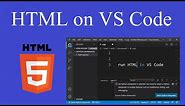 How to run HTML file on Visual Studio Code (2020)
