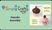 Cupcake Assembly - 3D Birthday SVG File