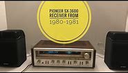 Pioneer SX-3600 Receiver (video 39)