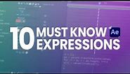 10 Amazing Expressions You NEED To Know In After Effects