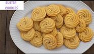 DANISH BUTTER COOKIES || How to Make Butter Cookies || easy cookie recipe