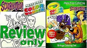 Full Coloring Book Review - Scooby Doo - Crayola Color Wonder For Kids
