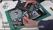 Dell Inspiron 15 3593 - Battery Replacement Guide