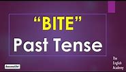 Past tense of BITE and other Forms of Verb "BITE" | Pronunciation | Meaning