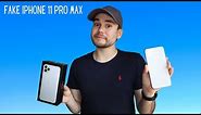 FAKE iPhone 11 PRO MAX UNBOXING! 📱