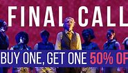 LAST CHANCE - BOGO 50% Off for THE INVISIBLE at the Grand Theatre