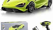 MIEBELY Remote Control Car, McLaren Rc Cars Officially Licensed 1/12 Scale 7.4V 900mAh Toy Car with 12km/h Fast Model Car Headlight for Adults Kids Boys Age 6-12 Year Birthday Ideas Gift Green