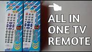 How to set universal tv remote || crt tv master remote