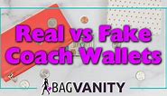 Fake Coach Wallet? How To Spot An Authentic Coach Checkbook Wallet