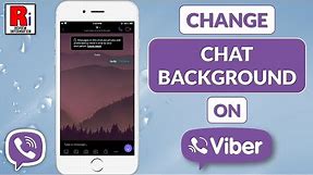 How to Change Chat Background on Viber