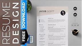 Microsoft Word : How to Create a CV/RESUME template in MS Word : Download Template | ATS Friendly