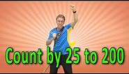 Skip Counting by 25 to 200 | Count By 25 | Counting Song | Skip Counting Song | Jack Hartmann