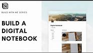 How to build: Digital Notebook in Notion ( + free template)
