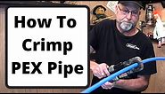 How To Use Pex Crimping Tool