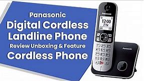 Panasonic Digital Cordless Landline Phone Review Unboxing and Usage | Panasonic Cordless Phone
