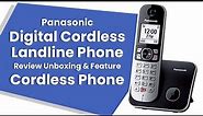 Panasonic Digital Cordless Landline Phone Review Unboxing and Usage | Panasonic Cordless Phone