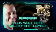 How to paint Clan Wolf Beta Galaxy Battlemech for Battletech.