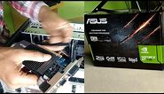 Graphics Card Installation | Full Guide | ASUS GeForce GT 730 2GB GDDR5 | Review