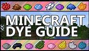 Minecraft Dye Guide: Getting Every Colour Dye