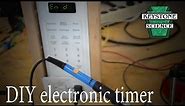 How to make an electric timer from a microwave