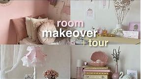 ROOM MAKEOVER!♡ pinterest inspired, coquette, pink aesthetic