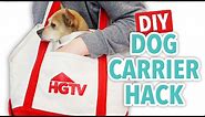 DIY Dog Carrier Hack - HGTV Handmade