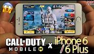 Call of Duty: Mobile Gameplay on iPhone 6 / 6 Plus (1GB RAM) in 2021 | (MAX SETTING!?) HandCam !!