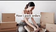 HOW I PACK ORDERS + SHOPEE HAUL (ECO-FRIENDLY PACKAGING MATERIALS FOR BUSINESS | PHILIPPINES )