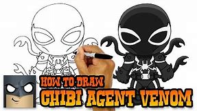 How to Draw Agent Venom | Marvel Comics