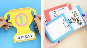 Fathers Day Cards - 5 Fathers day crafts for kids