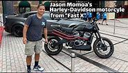 Jason Momoa's Harley-Davidson motorcycle from "Fast X" at Universal Studios Florida