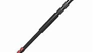 Portable Handheld Boom Pole for Shotgun Mic, 3-Section Extendable Microphone Arm for Filming with 3/8" and 5/8" Threads, 3ft to 8.3ft Adjustable Length