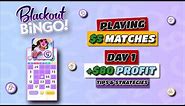 Blackout Bingo | $5 Matches | Day 1 | Tips & Strategies | How To Play | Skillz Promo Code: 1KEAB