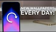 How to automatically switch your iPhone wallpaper daily!