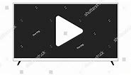 Television Video Player Black White 2d Stock Vector (Royalty Free) 2393975675 | Shutterstock