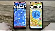 Samsung Galaxy A04e vs Samsung Galaxy A04s