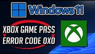 Xbox Game Pass Games Are Not Launching Error Code (0x0) On Windows 11/10 FIX