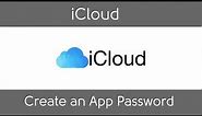 How to Create an App Password in iCloud (For Outlook 2007-2013 and Others)