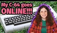 Using a Commodore 64 on the modern internet!