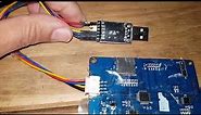 Nextion screen to TTL usb converter - How the wires connect