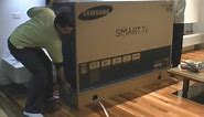 Samsung LED TV 75" 8000 series UNBOXING