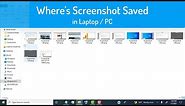 Where's Screenshot Saved in Laptop PC Windows