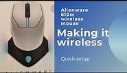 Alienware 610m wireless mouse setup