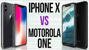 iPhone X vs Motorola One (Comparativo)