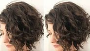 How to cut a Graduated Bob Haircut for Curly Hair, Layers Bob Haircut