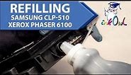 How to Refill Samsung CLP-510 and Xerox Phaser 6100 Toner Cartridges