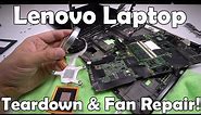 Lenovo X61T Laptop Teardown / Disassemble Fan Repair in 4K!