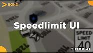 Speed Limit UI - FiveM Resource Install/Overview